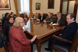 Bordet recibió a la presidente de la CNEA.