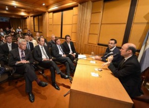 Bordet y Varisco en misión comercial a Chile.