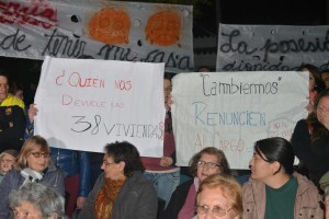 Movilización de vecinos en Seguí