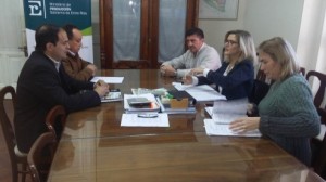 Encuentro en el Ministerio de Producción.