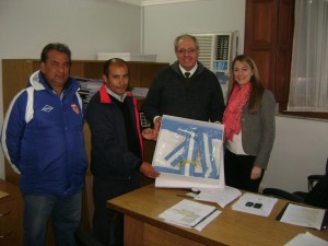 Entrega de la bandera de ceremonias en Estación Sosa