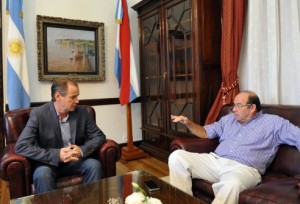 Se reunió con el diputado Bahler, del bloque Unión Popular.