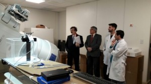 El especialista Mario Crocco recorrió las instalaciones.