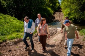 También visitaron el parque botánico de la ciudad.