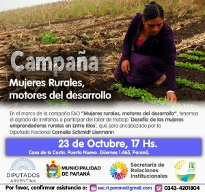 La actividad será el domingo 23 de octubre.