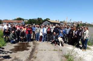 Festejo y agasajo en Dragado y Balizamiento