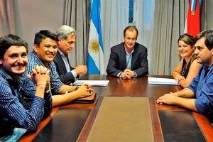 Pidió que voten el Presupuesto de Macri.