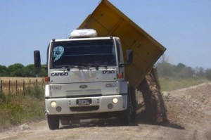 Se trabaja en caminos 