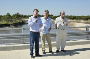 Bordet y Macri inauguraron el puente mas largo de Entre Ríos