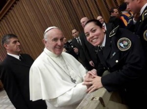 Cerritense fue recibida por el Papa Francisco.