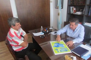 De Angeli recibió a Kloss.