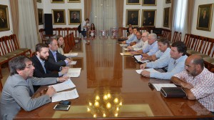 El gobierno con la Mesa de Enlace.