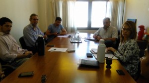 Reunión de autoridades provinciales y productores.