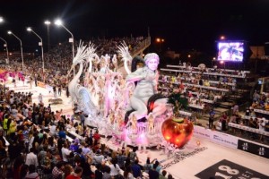 Los carnavales de Gualeguaychú fueron el principal atractivo.