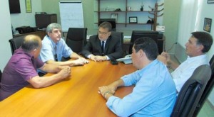 Francolini recibió a Kloss.