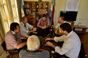 El ministro Fuertes se reunió con dirigentes de la Regional Paraná.