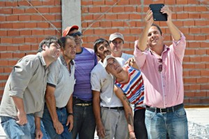 Treppo junto a los trabajadores.