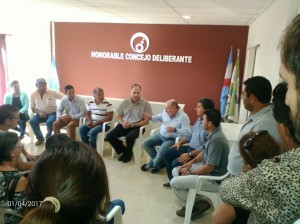 Busti sigue recorriendo la provincia.