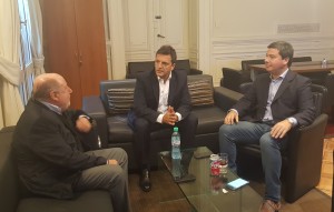 Busti y Zavallo se reunieron con Massa.