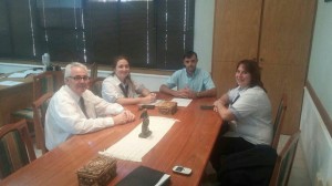 Reunión con personal del Nuevo Banco de Entre Ríos.