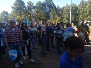 Solanas participó de la 13° Marcha al Puente de Gualeguaychú.