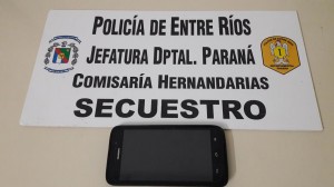 Sustrajeron un celular en Hernandarias