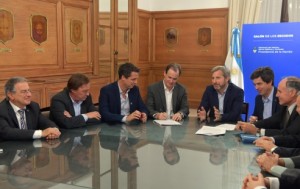 Reunión en la Casa Rosada.