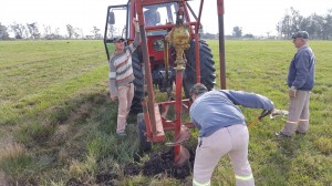 Obras en el parque industrial.