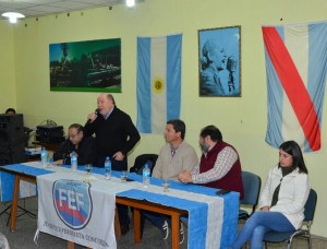 El ex gobernador protagonizó un encuentro con militantes del Frente Entrerriano Federal de Concordia.