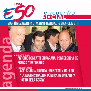 Apoyando a los candidatos de la LISTA 50, ENCUENTRO SOCIAL. 