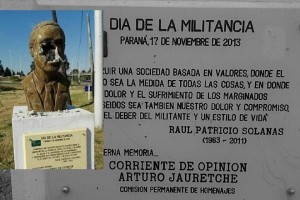 Busto Raul Solanas