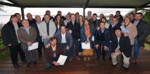 Reunión con la Liga de Intendentes Peronistas