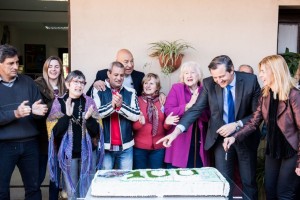 Bahl en los festejos del Museo Serrano.