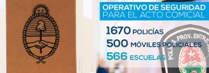 Custodiarán los comicios 1.670 policías en 500 móviles.