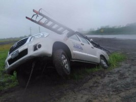 Despistó una camioneta de Cooperativa El Tala
