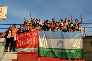 Jóvenes de Hasenkamp asistieron al partido que disputaron Patronato y Newell’s.