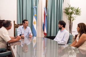 Hablaron sobre el Parque Botánico.