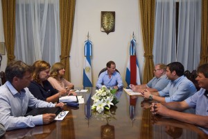 Bordet recibió a Luis Schonfeld.