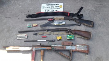 Allanamiento en Hernandarias.
