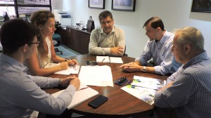 Reunión con el Secretario de Energía de la Provincia.