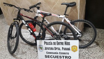 Bicicletas recuperadas.