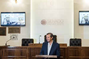 Presentación del renovado Recinto del Senado.