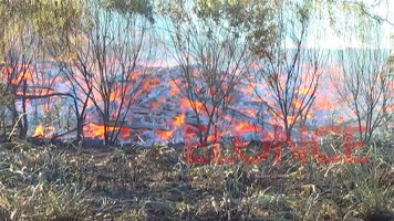 Incendio en La Picada.