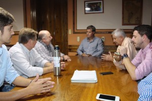 Busti y Piaggio se reunieron en Gualeguaychú.