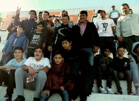 Sánchez acompañó a los chicos de Litoral al partido de Patronato - Banfield