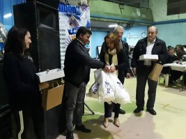 Sánchez en los festejos del Viale FBC