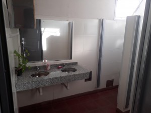 Los sanitarios fueron refaccionados en su totalidad