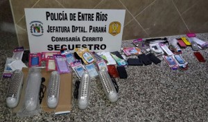 Elementos robados en Cerrito