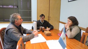 Reunión de trabajo con el intendente Tomassi