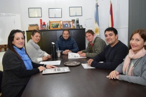 Bahl recibió al intendente de Santa Ana.